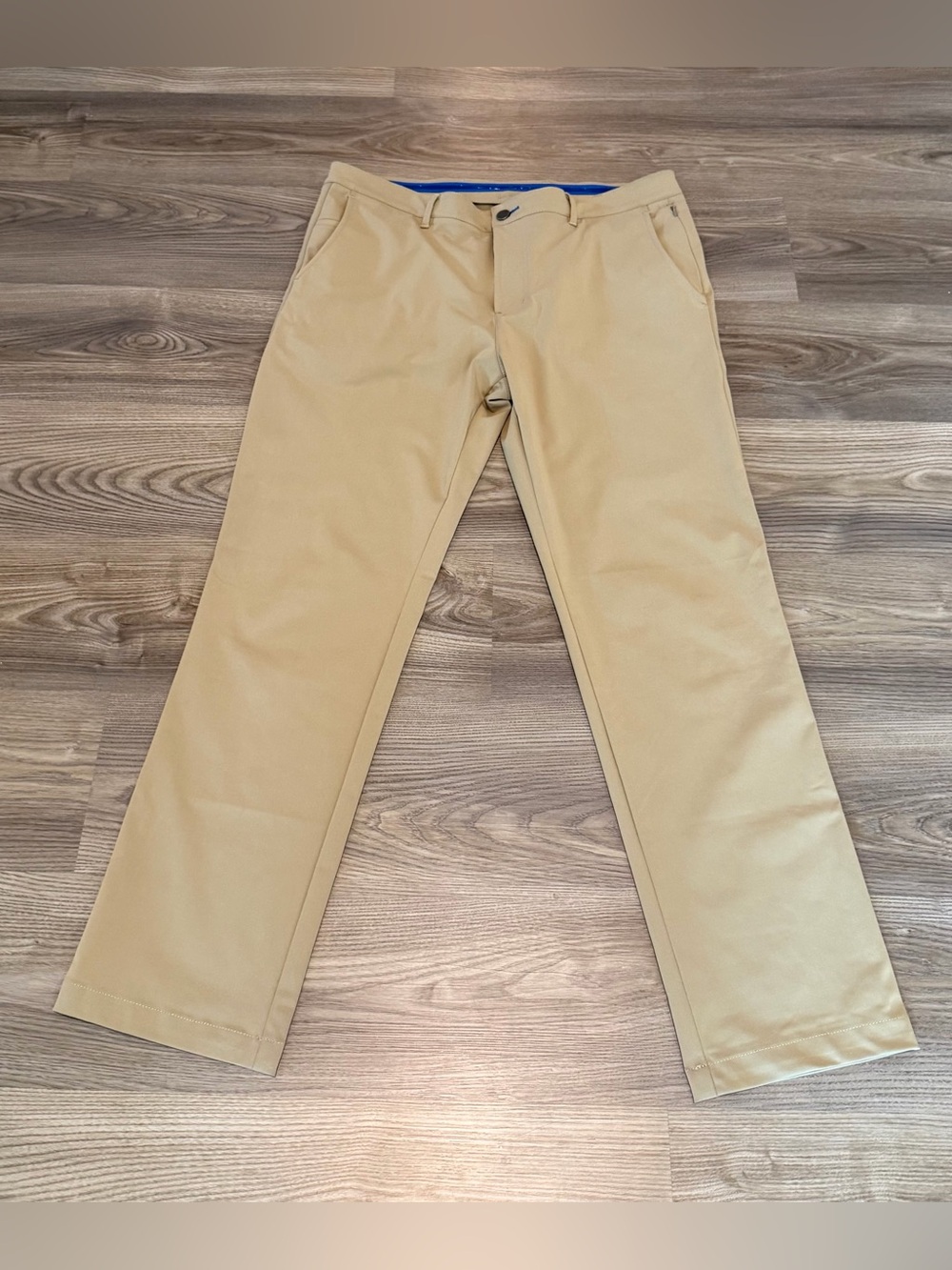 Twillory Tailored Fit Performance Tan Technical Chino Golf Pant Mens 36 x 31